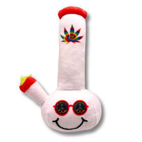 My Name is Lil Billie, Funny Weed Theme Catnip Toy, Cute Stuffed Parody Pot Bong, Cool Plush 420 Novelty Gift for Pets & Their Owners