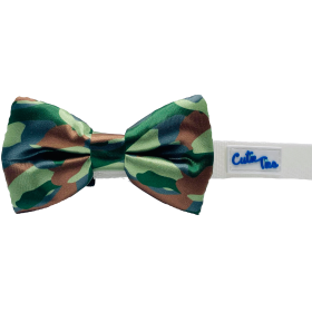 Cutie Ties Dog Bow Tie (Color: Army Camo, size: One size)