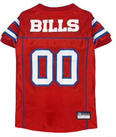 Buffalo Bills Color Rush Pet Jersey (size: SM)
